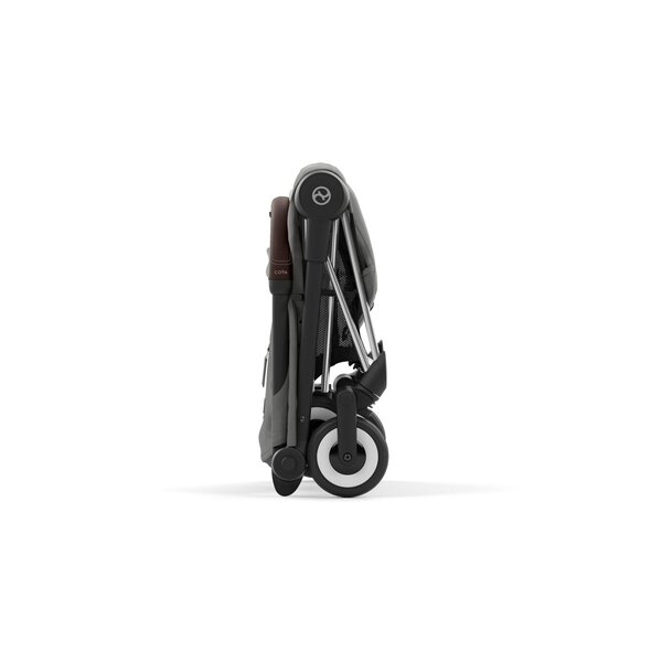 Cybex Coya pastaigu rati Mirage Grey, chrome brown frame - Cybex