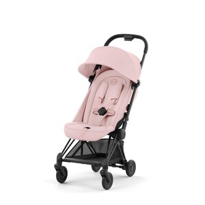 Cybex Coya прогулочная коляска Peach Pink, matt black frame  - Cybex