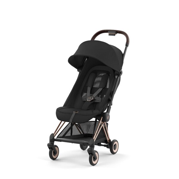 Cybex Coya прогулочная коляска Sepia Black, rosegold frame  - Cybex