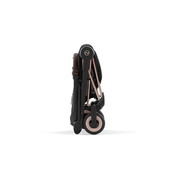 Cybex Coya прогулочная коляска Sepia Black, rosegold frame  - Cybex