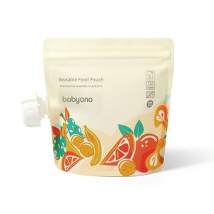 BabyOno Daugkartinis maisto maišelis 150ml 5vnt - BabyOno