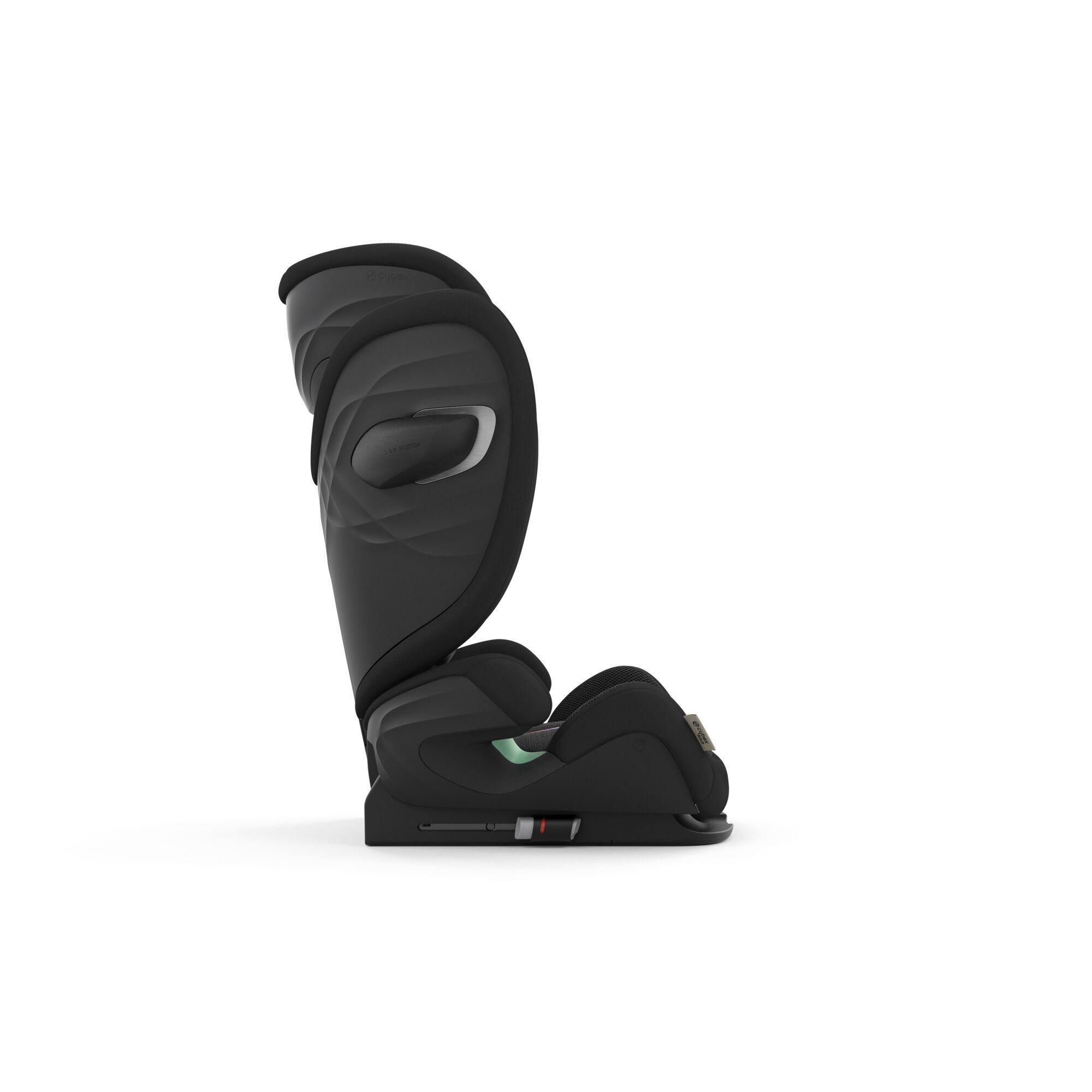 Cybex Solution T i-Fix High-back Booster Car Seat in Moon Black