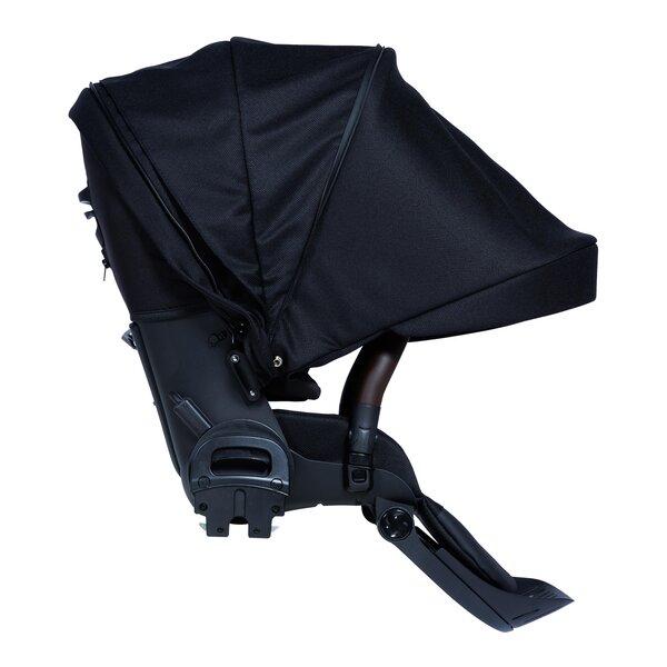 Nordbaby Active Plus vankrikomplekt Brilliant Black, raamiga Onyx Dark Brown - Nordbaby