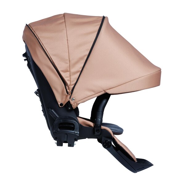 Nordbaby Active Lux stroller set Copper Beige, Chrome frame - Nordbaby