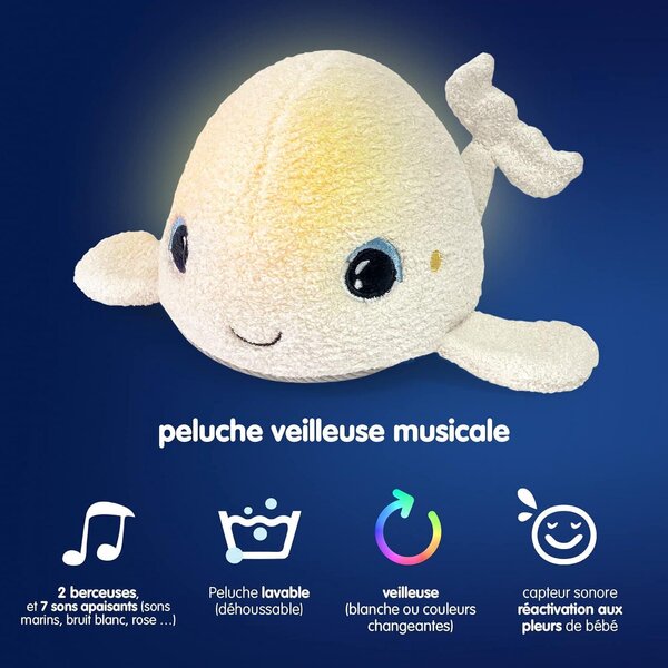 Pabobo Whale Sound Soother - music and light - Pabobo