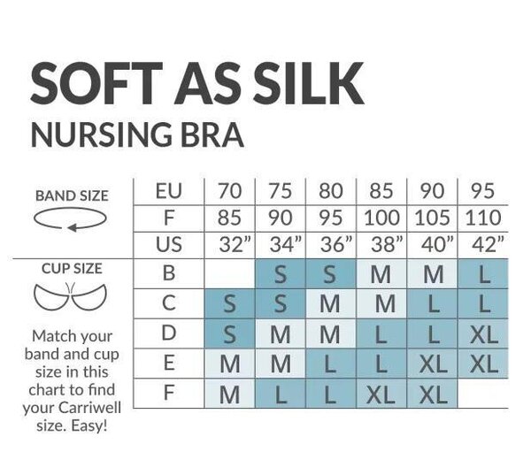 Carriwell Soft as Silk Nursing Bra Recycled - Carriwell