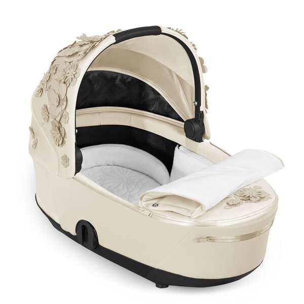 Cybex Mios V3 Lux lopšys Simply Flowers Beige - Cybex