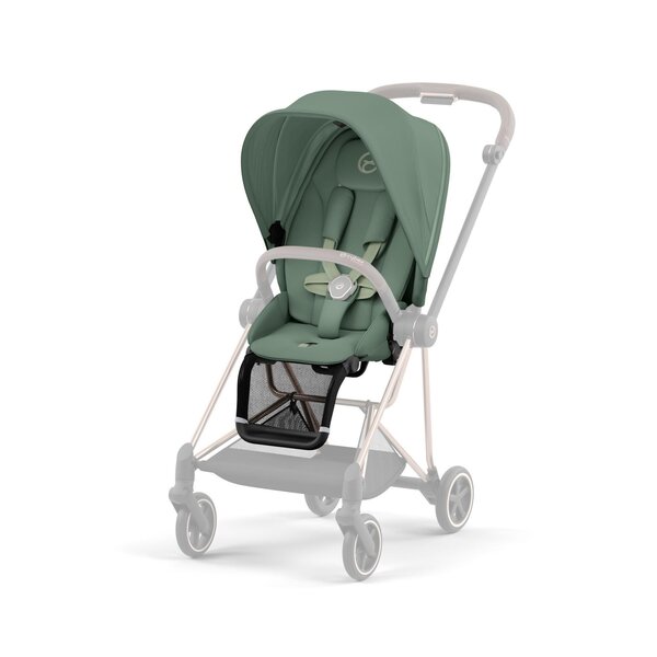 Cybex Mios V3 vežimėlio komplektas Leaf Green, Rose Gold Frame - Cybex