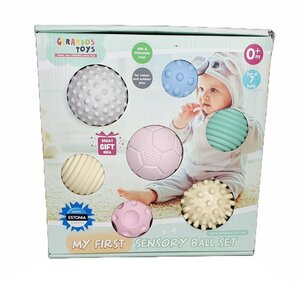 Gerardos Toys My First Sensory Ball Set 7pcs Multicolor - Gerardos Toys