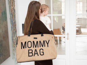 Childhome Mommy Bag rankinė vaiko daiktams Raffia - Childhome