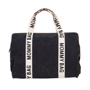 Childhome Mommy Bag Signature Canvas Black - Childhome