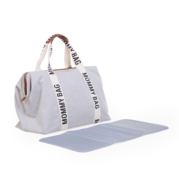 Childhome Mommy Bag soma Signature Canvas OffWhite - Childhome