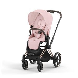 Cybex Priam V4 web Pushchair Peach Pink, Rose Gold - Cybex