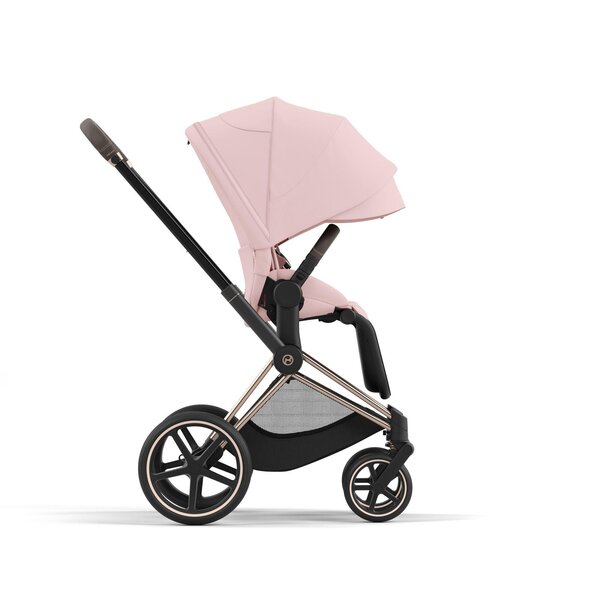 Cybex Priam V4 web Pushchair Peach Pink, Rose Gold - Cybex