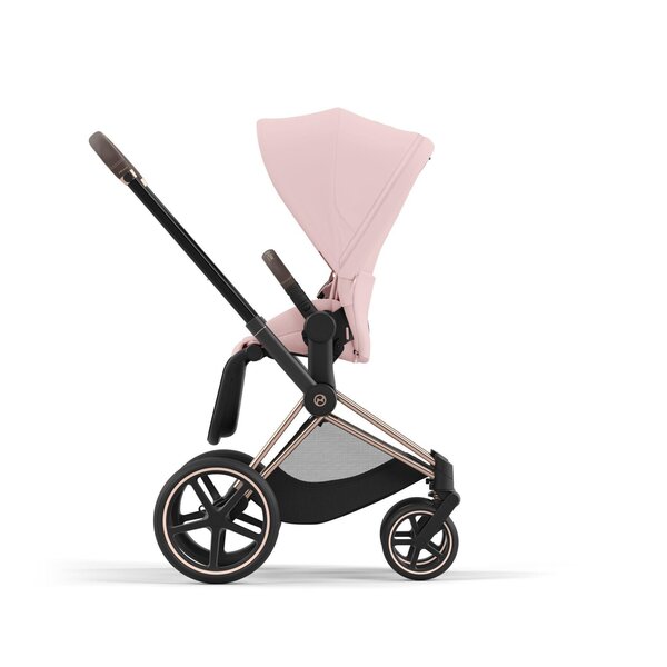 Cybex Priam V4 web Pushchair Peach Pink, Rose Gold - Cybex