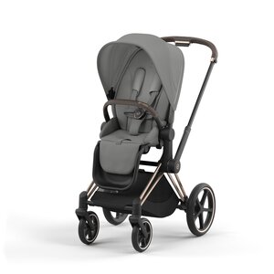 Cybex Priam V4 ratu komplekts Mirage Grey, Rose Gold rāmis - Cybex