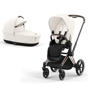 Cybex Priam V4 vankrikomplekt Off White, Rose Gold raamiga - Cybex