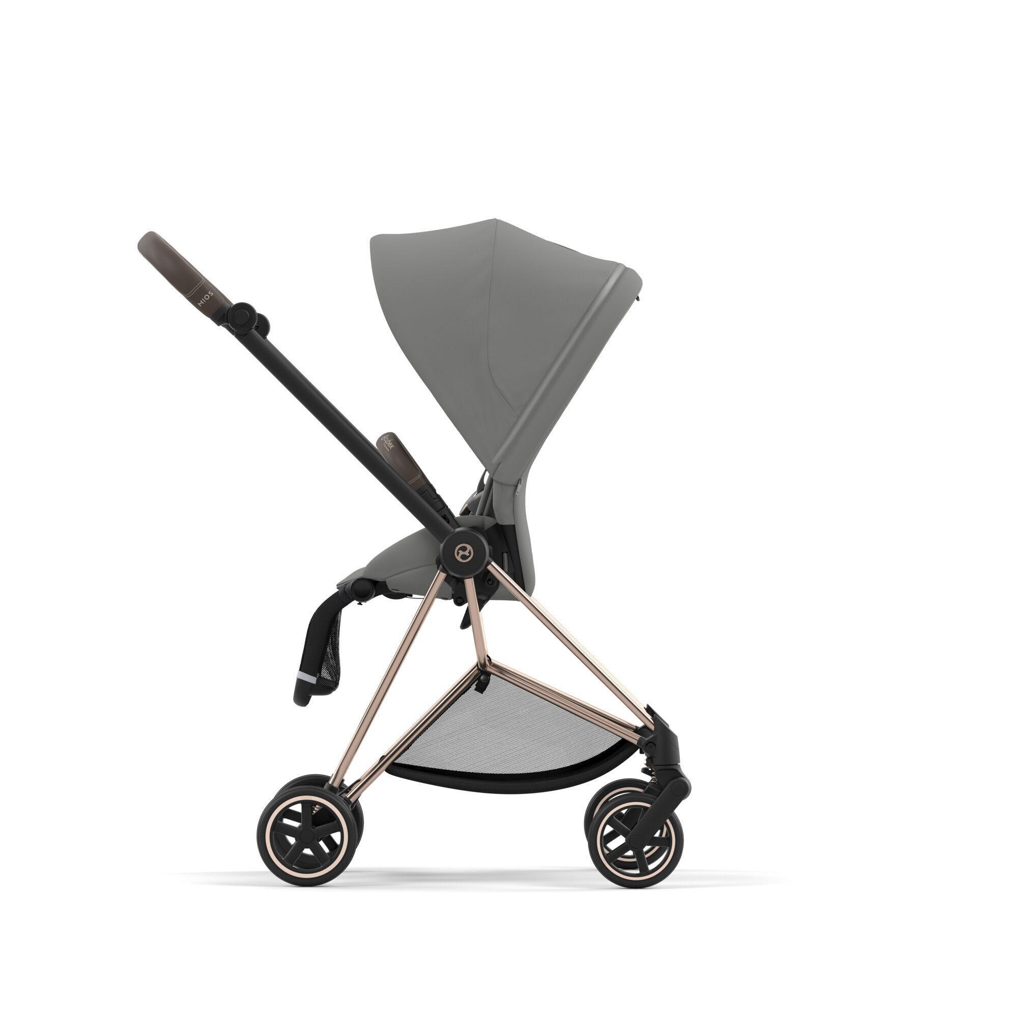 Cybex Mios V3 pushchair Mirage Grey Rose Gold Frame NordBaby