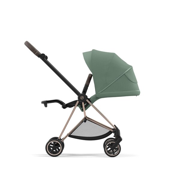 Cybex Mios V3 vežimėlio komplektas Leaf Green, Rose Gold Frame - Cybex