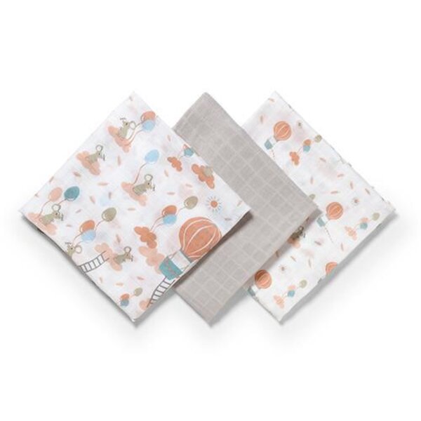 BabyOno bamboo diapers 3pcs, Beige - BabyOno