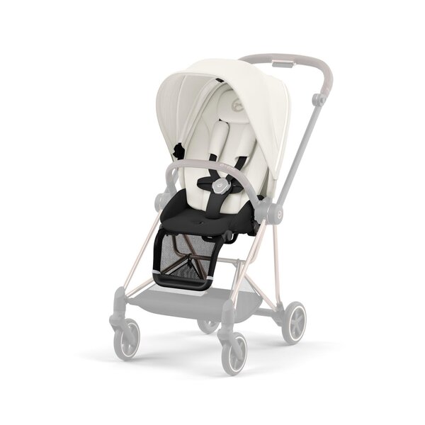 Cybex Mios V3 pastaigu rati Off White, Chrome Black Frame - Cybex