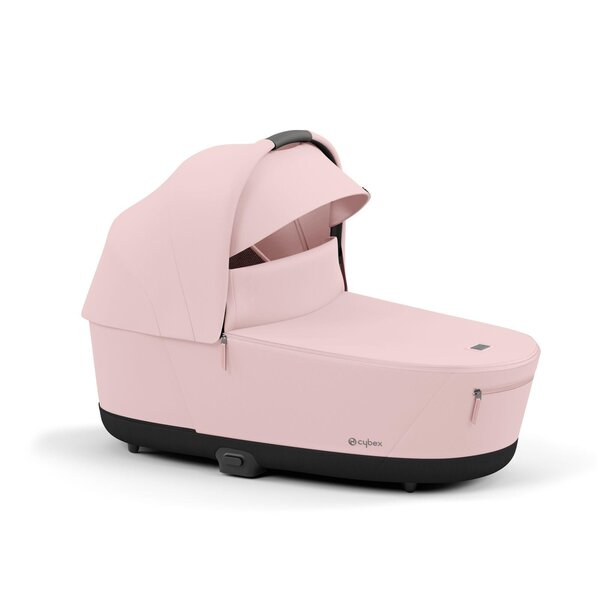 Cybex Priam V4 stroller set Peach Pink, Frame Matt Black - Cybex