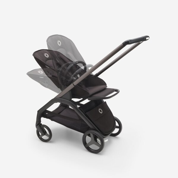 Bugaboo Dragonfly pastaigu rati Black/Forest Green-Forest Green - Bugaboo