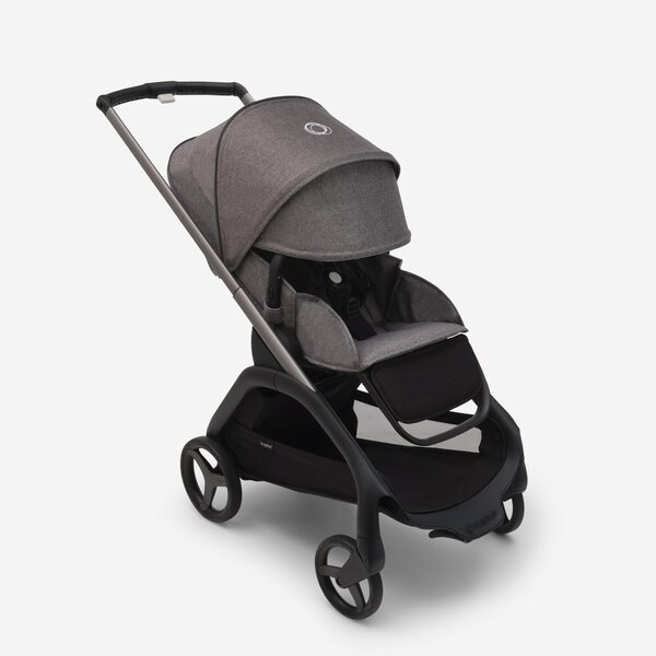 Bugaboo Dragonfly прогулочная коляска Graphite/Grey Melange-Grey Melange - Bugaboo