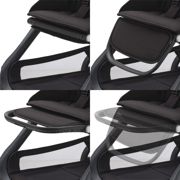 Bugaboo Dragonfly seat stroller Graphite/Grey Melange-Grey Melange - Bugaboo