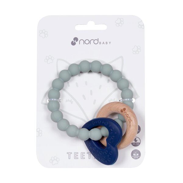 Nordbaby närimisrõngas Mint/Blue - Nordbaby