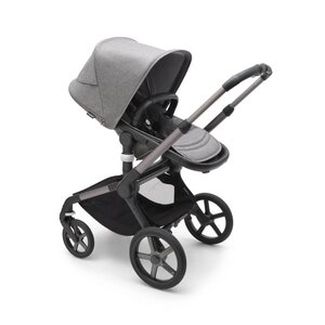 Bugaboo Fox 5 kомплект коляски Graphite/Grey Melange, Grey Melange - Bugaboo