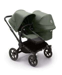 Bugaboo Donkey 5 Duo 2in1 ratu komplekts Black/Forest Green, Forest Green - Bugaboo