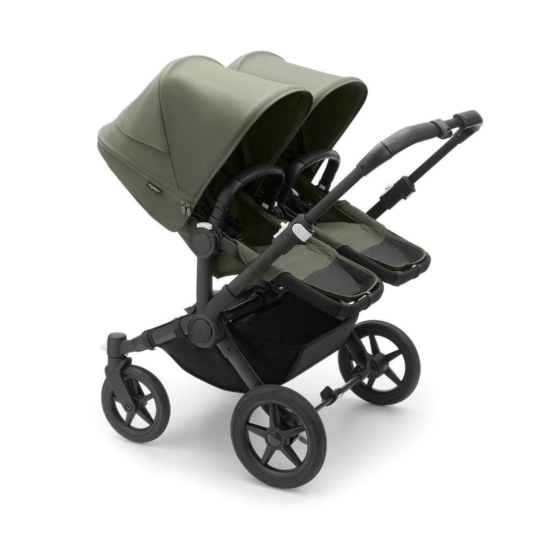 Bugaboo Donkey 5 Twin 2in1 stroller set Black Forest Green Forest Green NordBaby