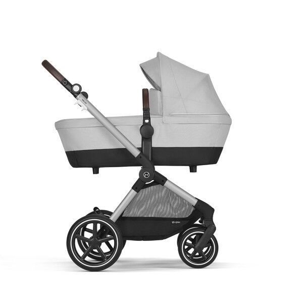 Cybex Eos Lux 2in1 vankrikomplekt Lava Grey, hõbedane raam - Cybex