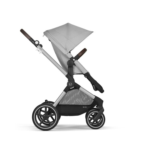 Cybex Eos Lux 2in1 stroller set Lava Grey, silver frame - Cybex