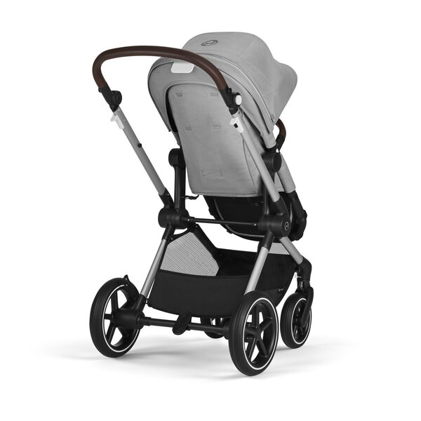 Cybex Eos Lux 2in1 vankrikomplekt Lava Grey, hõbedase raamiga - Cybex