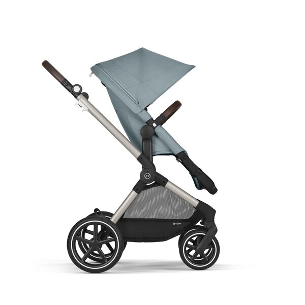 Cybex Eos Lux 2in1 коляска Sky Blue, taupe frame - Cybex