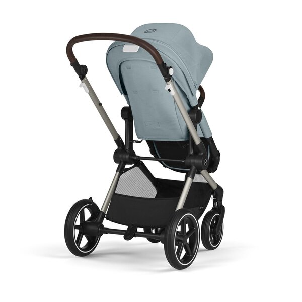 Cybex Eos Lux 2in1 коляска Sky Blue, taupe frame - Cybex