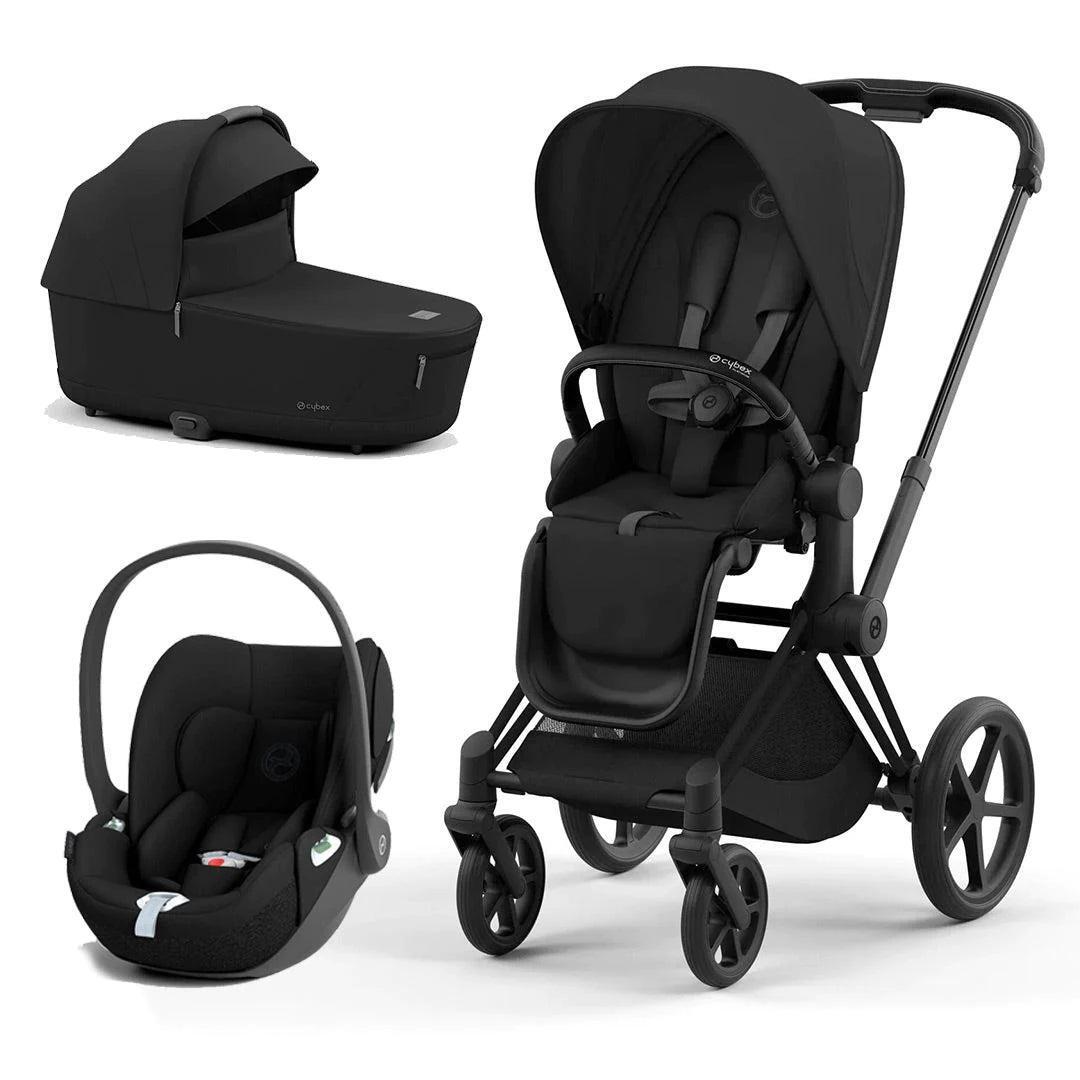 Cybex Priam V4 stroller set 2in1 Sepia Black Frame Matt Black Cloud T car seat NordBaby