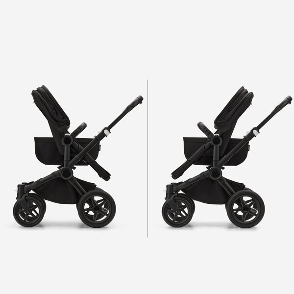 Bugaboo Donkey 5 dvīņu rati Black/Desrt Taupse, Desert Taupe - Bugaboo