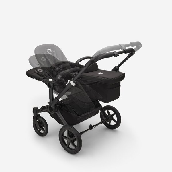 Bugaboo Donkey 5 Duo ratu komplekts Black/Desert Taupe, Desert Taupe - Bugaboo