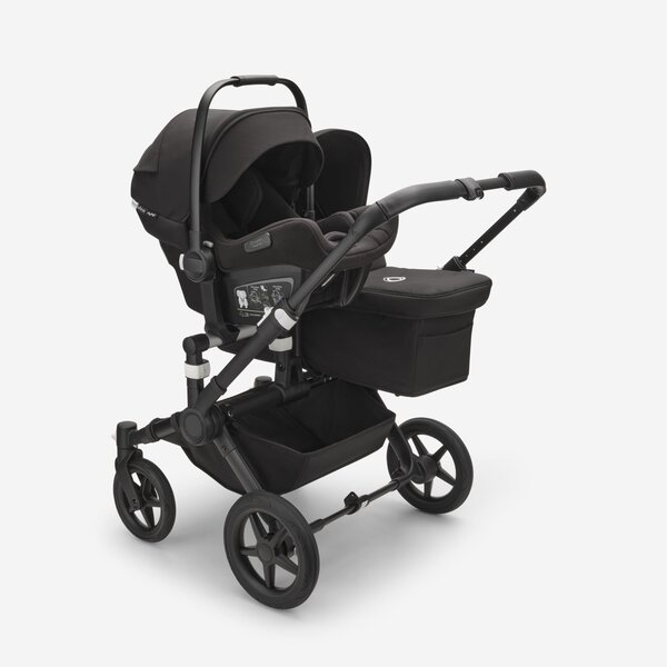 Bugaboo Donkey 5 Duo ratu komplekts Black/Desert Taupe, Desert Taupe - Bugaboo