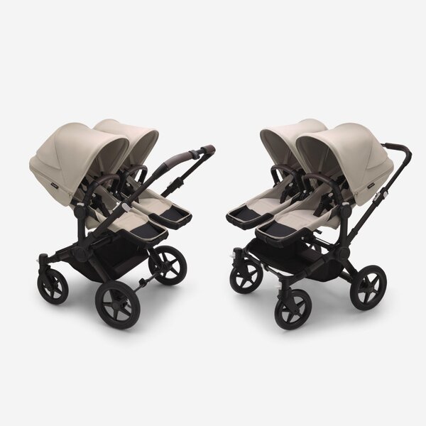 Bugaboo Donkey 5 Twin 2in1 web set Black/Desert Taupse, Desert Taupe - Bugaboo