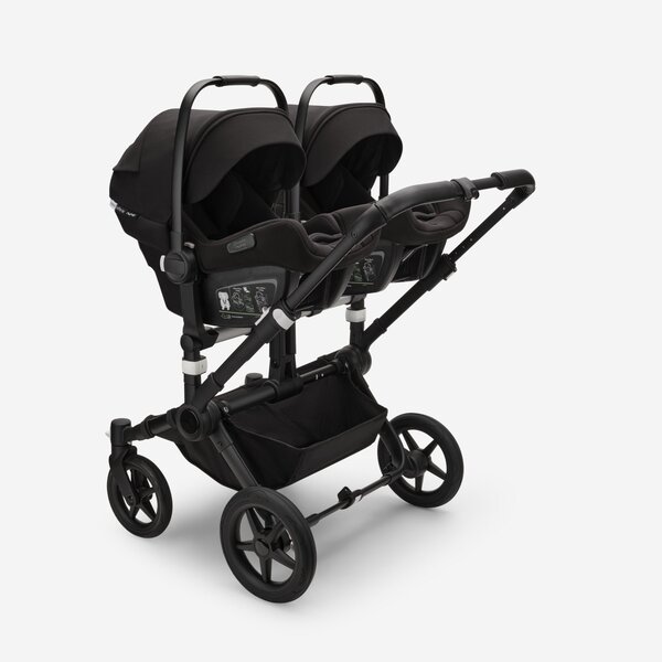 Bugaboo Donkey 5 Twin 2in1 vankrikomplekt Black/Desrt Taupse, Desert Taupe - Bugaboo