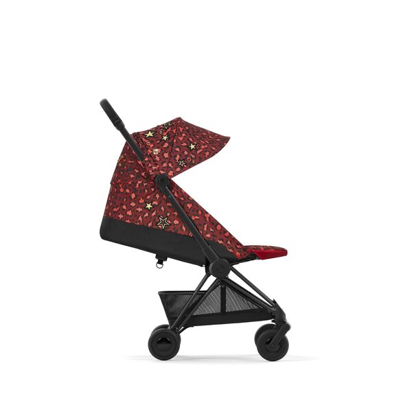 Cybex Coya pastaigu rati Rockstar Rosenrot Red, Matt Black frame - Cybex