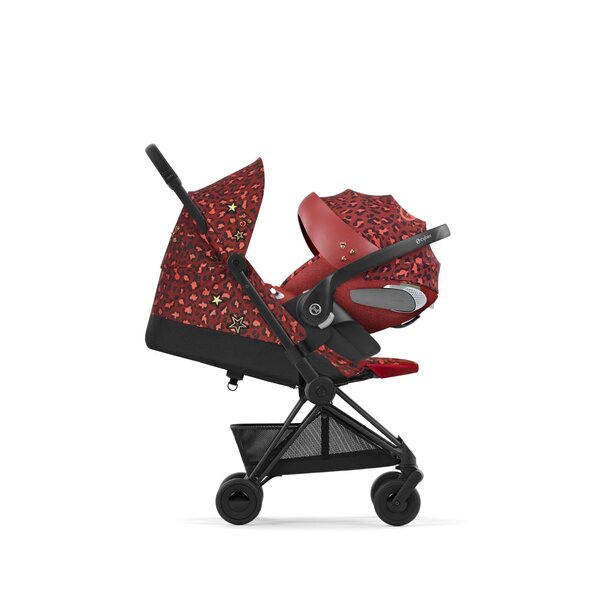 Cybex Coya kergkäru Rockstar Rosenrot Red, Matt Black frame - Cybex