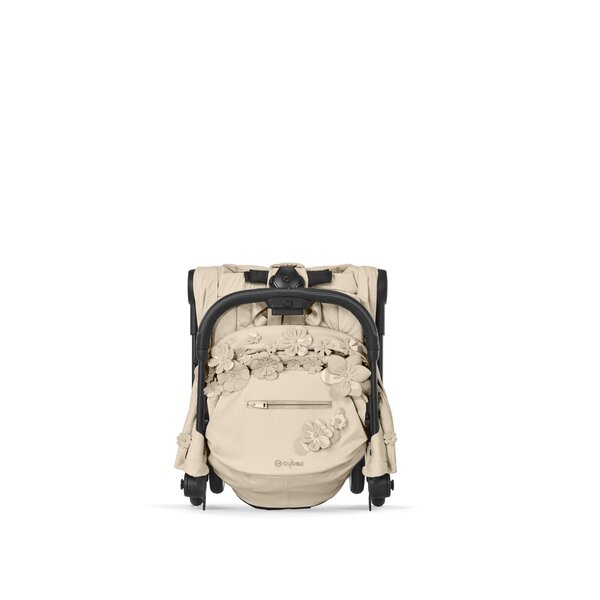 Cybex Coya kergkäru Simply Flowers Beige, Matt Black raam - Cybex