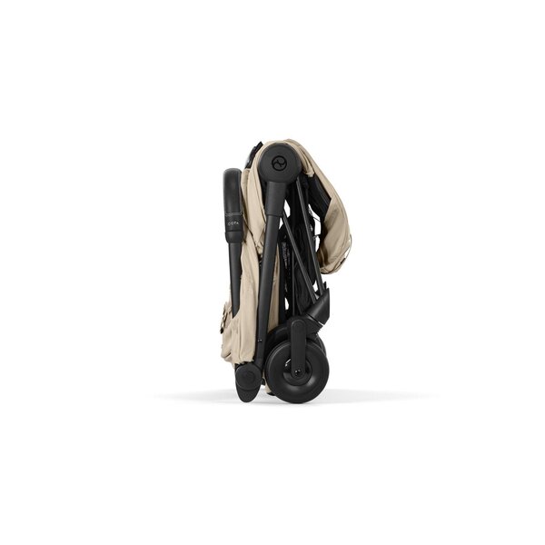 Cybex Coya pastaigu rati Simply Flowers Beige, Matt Black frame - Cybex