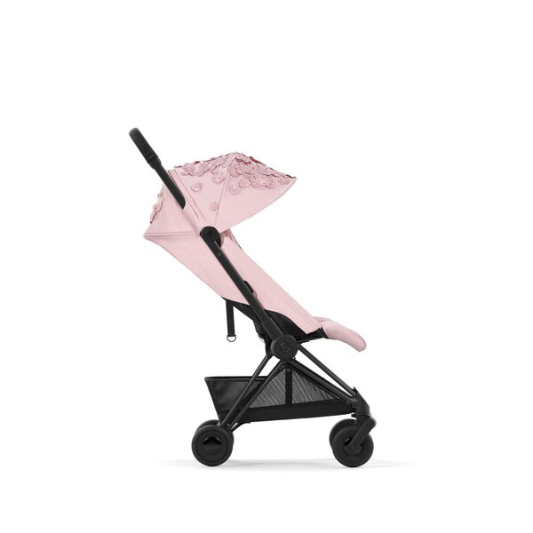 Cybex Coya прогулочная коляска Simply Flowers Pink, Matt Black frame - Cybex