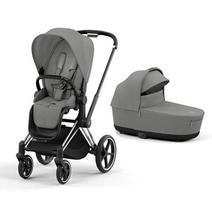 Cybex Priam V4 vankrikomplekt Mirage Grey,Chrome Black raamiga - Cybex